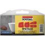 Soudal Spatula Set (4 Pcs) - Red - Pack of 70