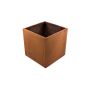 Corten Steel Cube Planter - 400mm x 400mm x 400mm