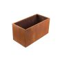 Corten Steel Trough Planter - 800mm x 400mm x 400mm