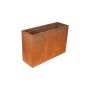 Corten Steel Tall Trough Planter - 800mm x 400mm x 800mm