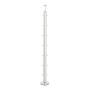 Stainless Steel Balustrade Mid Post Fully Assembled with Eye Bolts - 972mm Height x 48.3mm Diameter