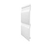 Embossed Double Shiplap Cladding - 333mm x 5mtr White - Pack 2