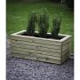 Rectangular Wooden Planter - 800mm x 400mm