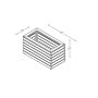 Rectangular Wooden Planter - 800mm x 400mm