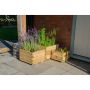 Kendal Square Wooden Planter - Set Of 3