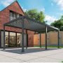 Proteus Aluminium Pergola - 6000mm x 3000mm Rectangular - Slate Grey