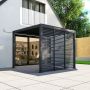 Proteus Slate Grey Aluminium Pergola 1000mm Louvre Panel For 3m Side