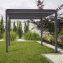 Proteus Aluminium Pergola - 3000mm Square - Slate Grey