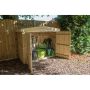 Pressure Treaded Apex Large Outdoor Store - 4'11