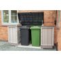 Extra Large Garden Storage Unit And Bin Store - 4'1