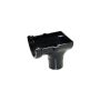FloPlast Mini Gutter Stopend Outlet - 76mm Black