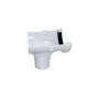 FloPlast Mini Gutter Stopend Outlet - 76mm White