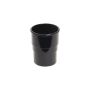 FloPlast Mini Gutter Downpipe Socket - 50mm Black - Pack of 2
