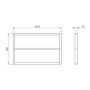 Shed Base for Forest Overlap Sheds - 5' x 3'