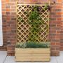 Trellis Wooden Planter - 800mm x 400mm