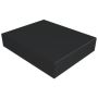 Aluminium Coping Stop End for 200-250mm Wall - 310mm Black (9005 Matt)