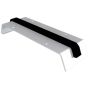 Aluminium Coping Fixing Clip for 141-200mm Wall - 260mm Black (9005 Matt)