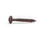 Durapost Pan Head Timber Screws - 4mm x 40mm Sepia Brown - Pack Of 10