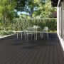 Standard Woodgrain / Grooved Composite Decking Board - 135mm x 3600mm Charcoal
