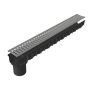 DekDrain Channel Slot Drain Kit - 2x End Caps, 1x Leaf Guard, 1x Sump Unit & Fixings