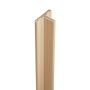 Composite Slatted Cladding Joint Trim - 3.6mtr Light Oak