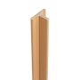 Composite Slatted Cladding Joint Trim - 3.6mtr Natural Oak