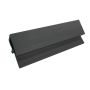 Composite Slatted Cladding External Corner - 56mm x 49.5mm x 3.6mtr Charcoal
