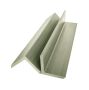 Standard Slatted Composite Cladding Angle Trim - 50mm x 3.6mtr Natural Edge Seal