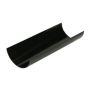 FloPlast Mini Gutter - 76mm x 2mtr Black - Pack of 6
