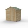Forest Garden Shiplap Apex Shed - No Window Double Door - 7' x 5'
