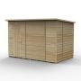 Forest Garden Shiplap Pent Shed - No Window - 10' x 6'