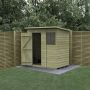 Forest Garden Shiplap Pent Shed - 1 Window - 6' x 4'