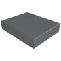 Aluminium Coping Stop End for 241-300mm Wall - 360mm Anthracite Grey (7016 Matt)