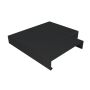 Aluminium Coping for 301-350mm Wall - 90 Degree Angle - 410mm Black (9005 Matt)