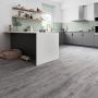 Laminate Flooring Plank - 1261mm x 192mm x 12mm Mid Grey - Pack of 6