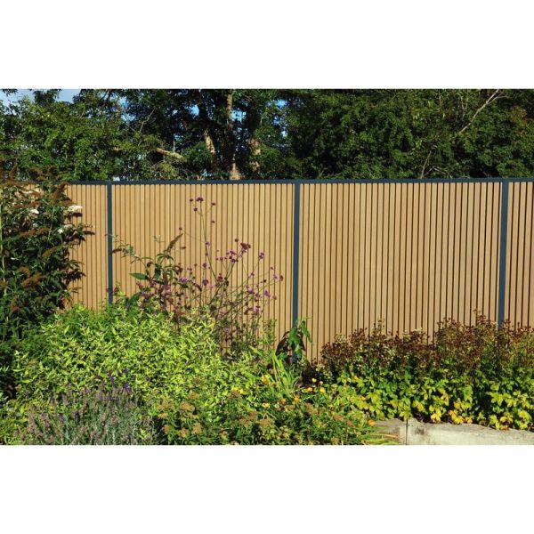 Durapost Urban Slatted Composite Fencing Panel Kit - 1830mm Natural