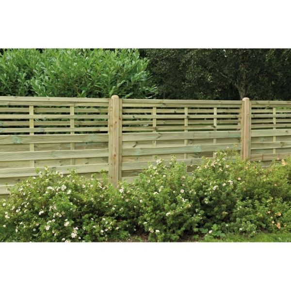 Pressure Treated Decorative Fence Panel - Kyoto - 1800mm x 1200mm