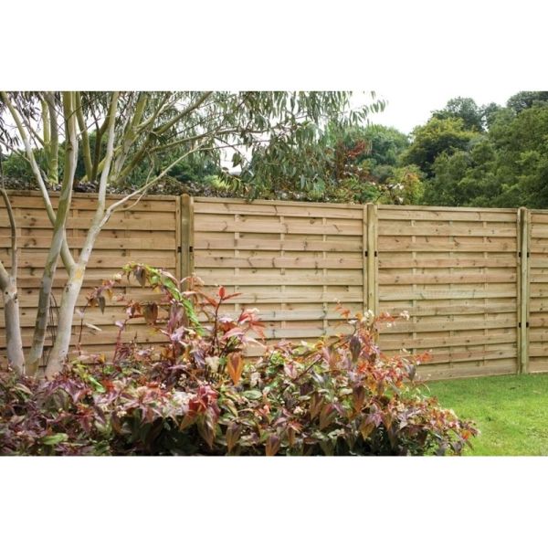 Pressure Treated Decorative Fence Panel - Europa Plain - 1800mm x 1200mm
