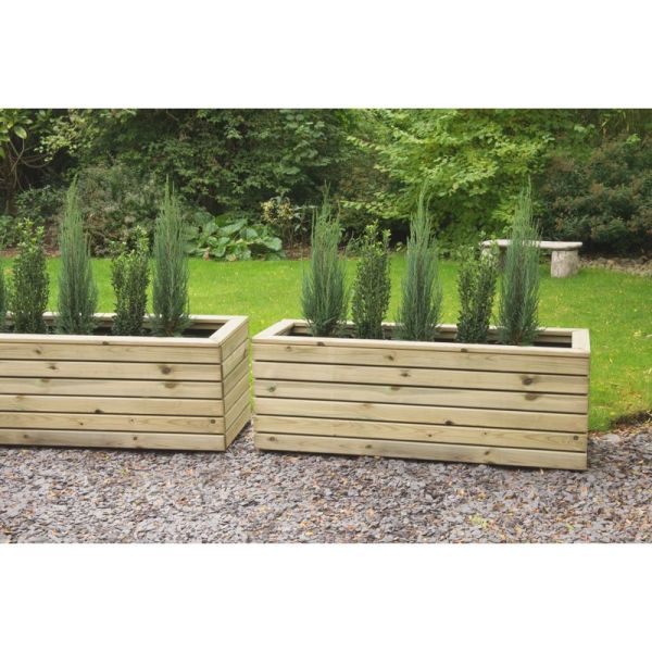 Long Wooden Planter - 1200mm x 400mm