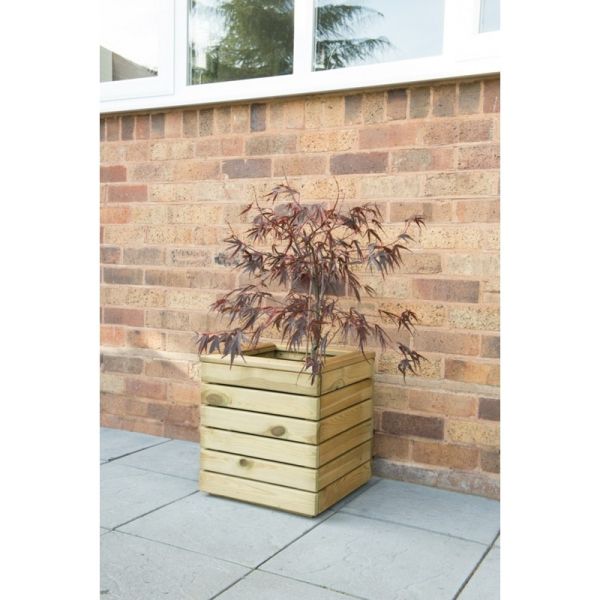 Square Wooden Planter - 400mm x 400mm