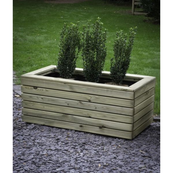 Rectangular Wooden Planter - 800mm x 400mm