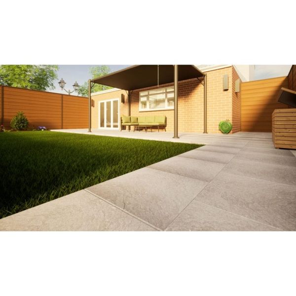 Limestone Paving - 600mm x 600mm x 25mm Graphite Grey
