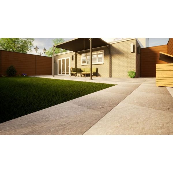Limestone Paving - 900mm x 600mm x 25mm Graphite Grey