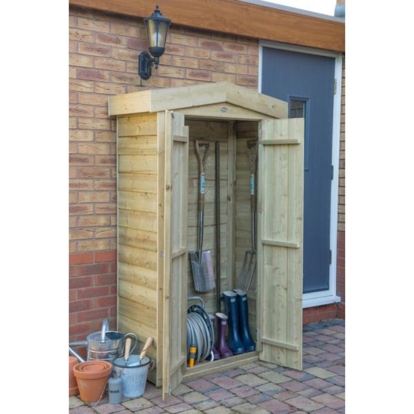 Pressure Treated Apex Tall Garden Store - 6' x 3'6