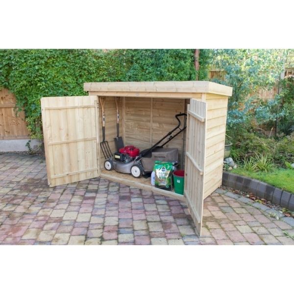 Pressure Treated Pent Large Outdoor Store - 4'9