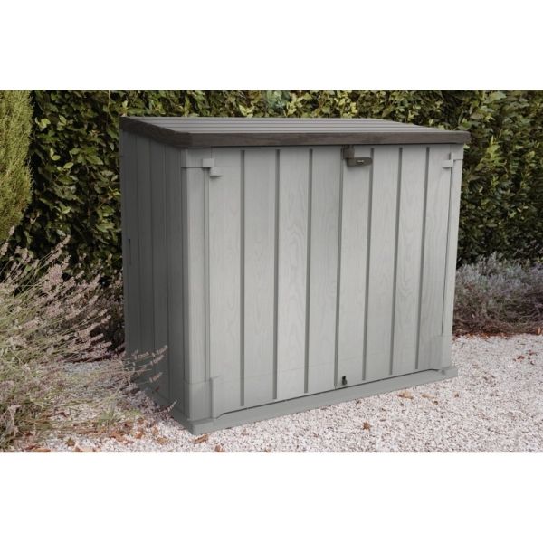 Extra Large Garden Storage Unit And Bin Store - 4'1