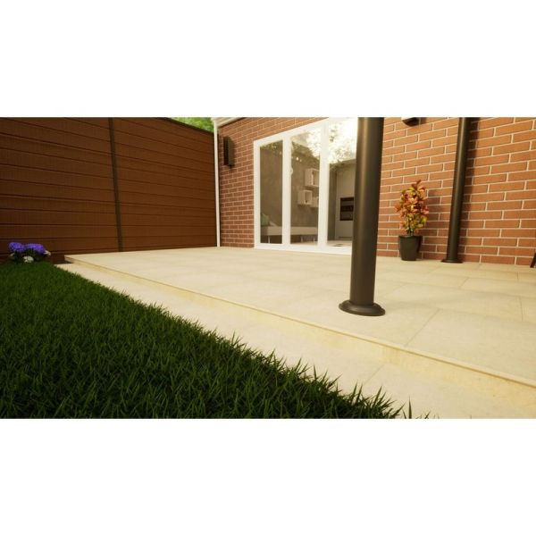 Porcelain Paving - 600mm x 600mm x 20mm Florence Beige - Pack of 2