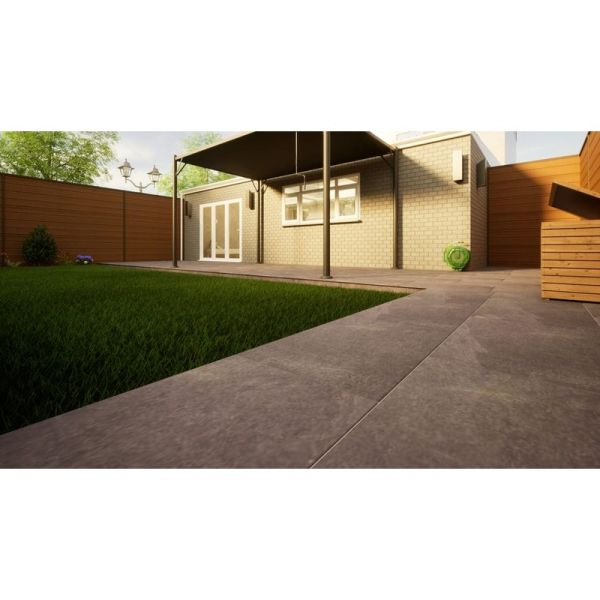 Porcelain Paving - 900mm x 600mm x 20mm Florence Dark - Pack of 2