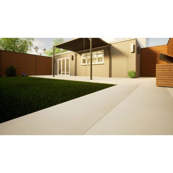 Porcelain Paving - 900mm x 600mm x 20mm Florence White - Pack of 2