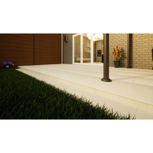 Porcelain Paving - 900mm x 600mm x 20mm Florence White - Pack of 2